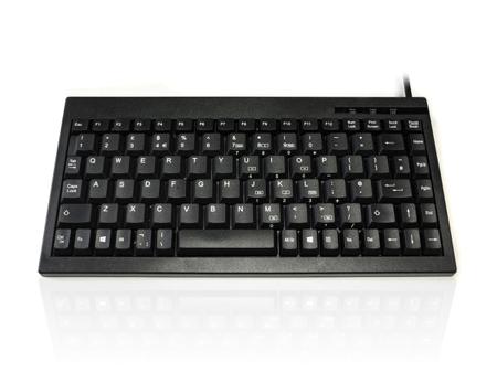 KYBAC595-USBBLK Ceratech  Wired USB Compact Keyboard, QWERTY (French), Black
