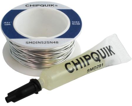 SMDIN52SN48 CHIPQUIK Wire, 0.8mm Solder, 118°C Melting Point