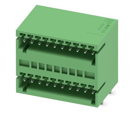 1894888 Phoenix Contact, 2.5mm Pitch, MCD 0.5/10-G1-2.5, 10 Way, Pluggable Terminal Block, Header, Solder Termination,
