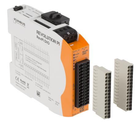 PR100197 Revolution PI RevPI DIO 14IO PLC I/O Module for Use with Revolution Pi Connect, Revolution Pi Core, Digital, Digital,