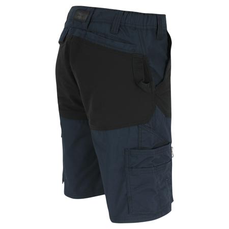23MBM1901NY-48 Herock HESPAR SHORTS Navy Blue - Black 35% Cotton, 65% Polyester Work shorts, 38in
