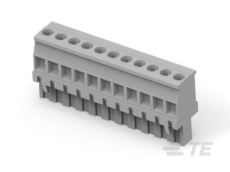 1-1546122-1 TE Connectivity, 5.08mm Pitch, Buchanan, 11 Way, Vertical, Pluggable Terminal Block, Plug, Wire,