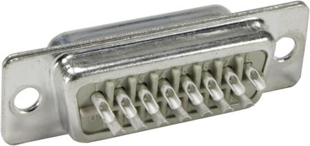 09672375604 HARTING STAMPED 37 Way Panel Mount D-sub Connector Plug, 2.77mm Pitch