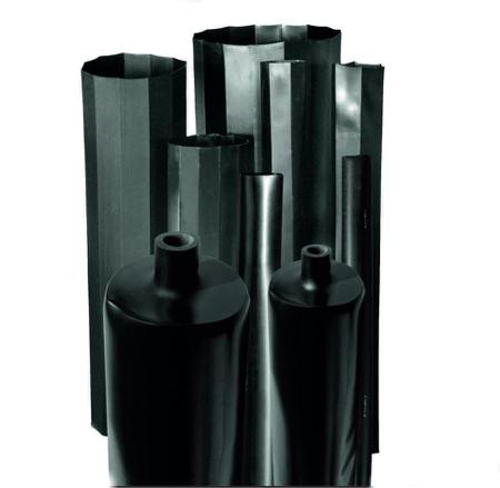 671-575 RS PRO Halogen Free Heat Shrink Tube, Black 52mm Sleeve Dia. x 100m Length 4:1 Ratio