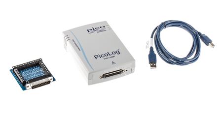 PICOLOG 1216 with terminal bd Pico Technology PicoLog 1216 Voltage Data Logger, USB 2.0, 16 Input Channel(s)