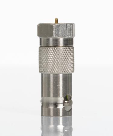 246-9492 RS PRO Straight 75Ω Coaxial Adapter Type F Plug to BNC Socket 1GHz