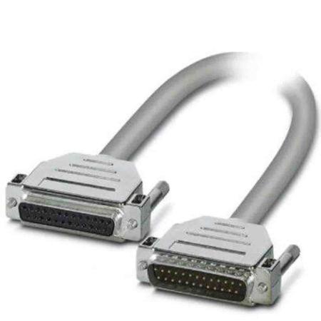 2302188 Phoenix Contact Female 25 Pin D-sub to Male 25 Pin D-sub Serial Cable, 6m PVC, D25SUB Series