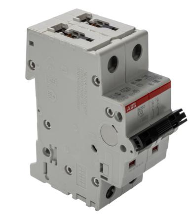 2CDS252001R0031--S202-D3 ABB System M Pro 3A MCB Mini Circuit Breaker2P Curve D, Breaking Capacity 6 kA