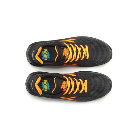 RL20404-07 UPower RL20404 Unisex Black, Orange  Toe Capped Safety Trainers, UK 7, EU 41