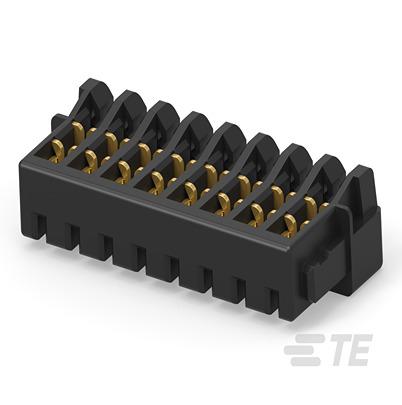 2483193-8 TE Connectivity 2483 Series Straight Cable Mount Housing, 8-Contact, 1-Row, 0.8mm Pitch, Wire Termination