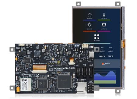MIKROE-6161 MikroElektronika  LCD Module / Touch Screen, 5in, 800 x 480pixels