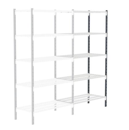 ZAGRIIND2010505S1 Manorga RAL 7035 Light Grey Sheet Steel Storage Rack System Shelving System
