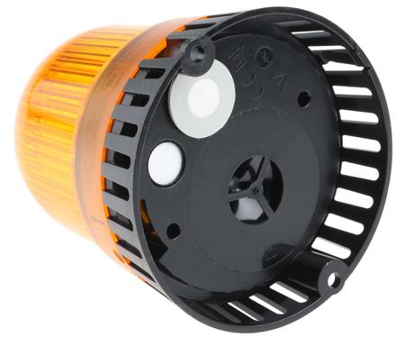 420-320-75 Werma 420 Sounder Beacon 105dB, Yellow LED, 24 V ac/dc