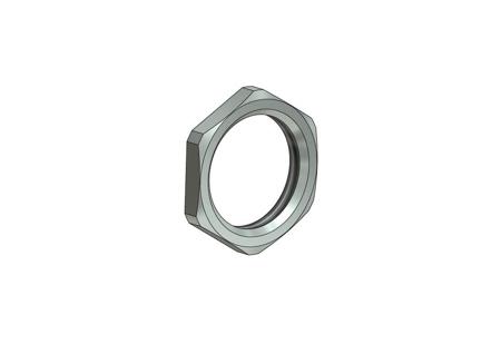 43-01156 CONEC, Nickel Plated Copper Alloy, Zinc Alloy Hex Nut, RoHS Compliant, PG9mm