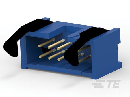 2-1761713-3 TE Connectivity AMP-LATCH 2-1761713, 10 Way, 2 Row, Vertical PCB Header