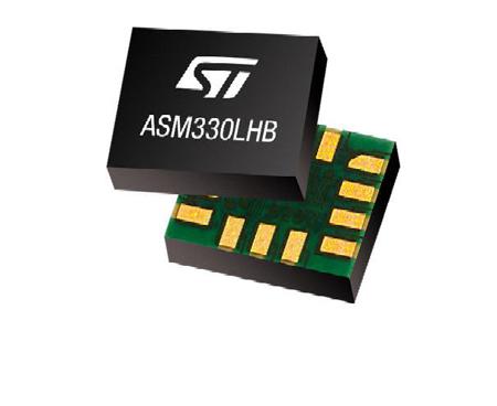 ASM330LHBTR STMicroelectronics 3-Axis Surface Accelerometer 3.6 V 1.71 V, SPI, I2C, MIPI I3CSM, LGA, 14-Pin