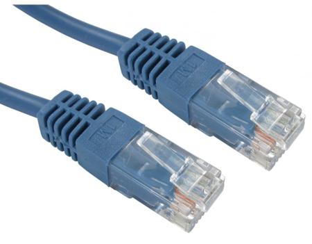 286-3635 RS PRO, 6m Cat5e, Blue RJ45 to Male RJ45 Male, UTP Unshielded, Terminated PVC Sheath