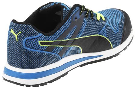 643060 Puma Safety Blue Steel  Toe Capped Safety Trainers, UK 6, EU 39