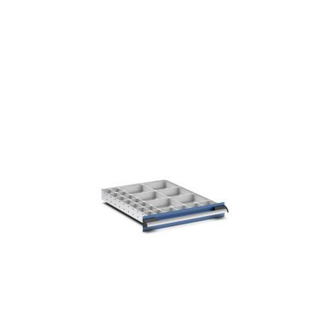 43020795 Bott Polypropylene, Recycled Plastic Storage Rack, 650mm x 525mm x 75mm, Light Grey