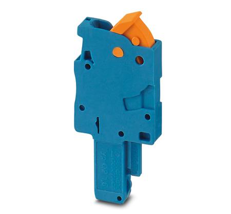 3051027 Phoenix Contact QP Series QP 1,5/ 1-L BU Terminal Plug, 1-Way, 17.5A, 24 - 16 Wire, Quick Connect Termination