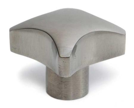 188-948 RS PRO Silver Stainless Steel 4-Arm Clamping Knob, M6, Threaded Hole