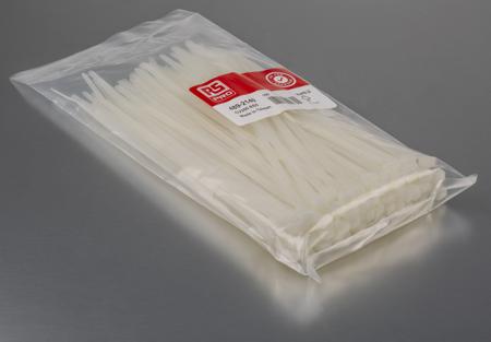 489-2140 RS Pro Natural Nylon Cable Tie, 203mm x 4.6 mm