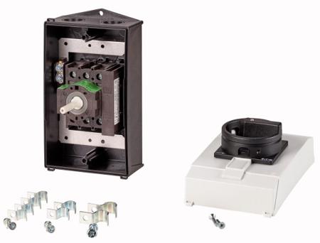 182420-P1-32-I2H-MBS-SVB-SW-HI11 Eaton 3 Pole Surface Mount Isolator Switch - 32A Maximum Current, 15kW Power Rating, IP65