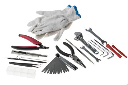 124-7713 RS PRO 19 Piece 3D Printer Repair Tool Kit with Case
