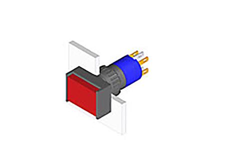 51-121.022 EAO Illuminated Push Button Switch for Use with Series 51 Switches