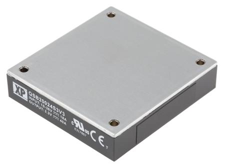 QSB20024S3V3 XP Power QSB200 DC-DC Converter, 3.3V dc/ 50A Output, 10 → 36 V dc Input, 200W, PCB Mount, +100°C Max Temp -40°C