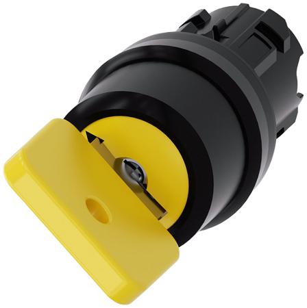3SU1000-4JF21-0AA0 Siemens IP66, IP67, IP69(IP69K) Key Switch 2-Way Flat-Key