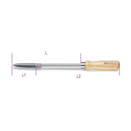 1717B 200 BETA Steel Blade, 1 piece