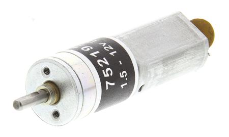 752-1970 RS PRO Brushed Geared DC Geared Motor, 0.394 W, 12 V dc, 16 Ncm, 60 rpm, 3mm Shaft Diameter