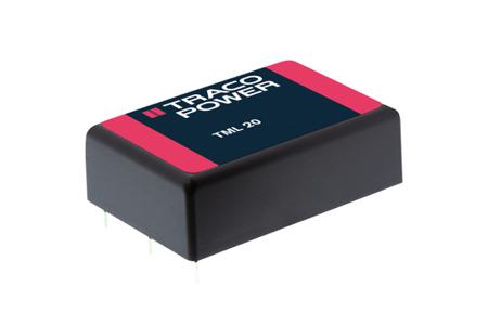 TML 20215 TRACOPOWER Switching Power Supply, , ±15V dc, 667mA, 20W, Dual Output, 100 → 375 V dc, 90 → 264