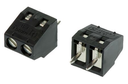 1985823 Phoenix Contact MKDS 1/ 2-3.81 HT BK Series PCB Terminal Block, 2-Contact, 3.81mm Pitch, Through Hole Mount, 1-Row,