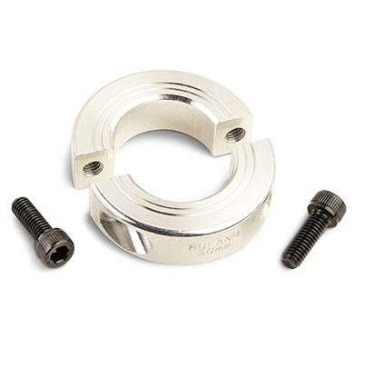 MSP-28-A Ruland Collar, Two Piece, Clamp Screw, Bore 28mm, OD 48mm, W 15mm, Aluminium