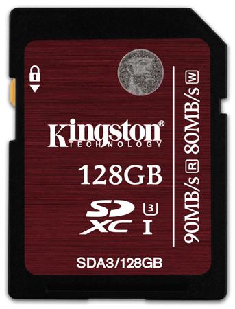 SDA3-128GB Kingston 128 GB SLC SD Card