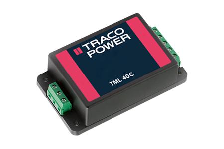 TML 40254C TRACOPOWER Switching Power Supply, , 5 V dc, 24 V dc, 5 A, 625 mA, 40W, Dual Output, 100 → 375 V dc,