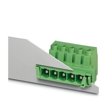 1703399 Phoenix Contact, 10.16mm Pitch, DFK, 4 Way, , Pluggable Terminal Block, Feed Through Plug, Screw, Screw Termination,