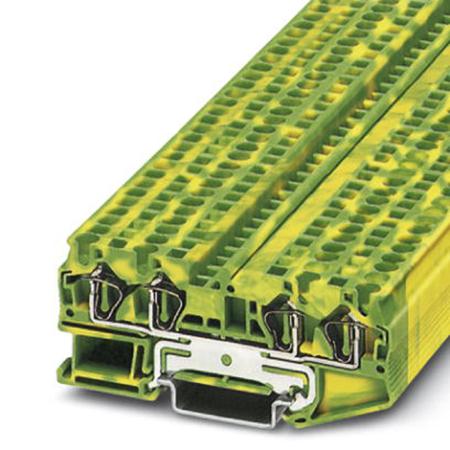 3031461 Phoenix Contact  ST 4-QUATTRO-PE Series Green/Yellow