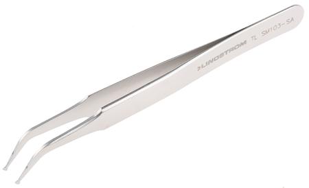 TL SM 103-SA Lindstrom 115 mm, Stainless Steel, Rounded, ESD Tweezers