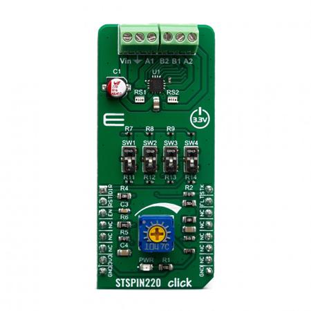 MIKROE-3545 MikroElektronika STSPIN220 Click for STSPIN220