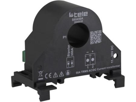 S6IA50A SensAct Series Solid Core Current Transformer, 0 → 50A Input, 0 → 50A, 4 → 20 mA Output, 11