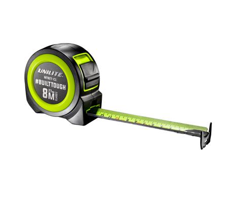 MT827-C1 Unilite MT 8m Tape Measure, Metric & Imperial