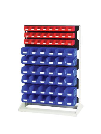16917223.19V Bott Steel Louvre Panel Storage Unit, 550mm x 1000mm x 1450mm, Anthracite Grey