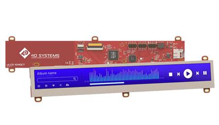 ULCD-104D 4D Systems  TFT LCD Colour Display, 10.4in, 1024 x 100pixels