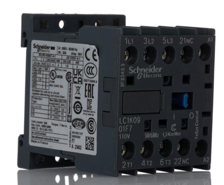 LC1K0901F7 Contactor-3NO 9A AC3 poles