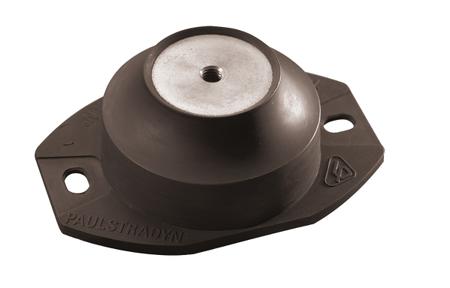 533709 Paulstra Hutchinson Cylindrical M8 Anti Vibration Mount, Female Buffer Foot
