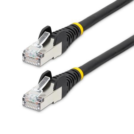 NLBK-750-CAT6A-PATCH StarTech.comNLBK, 7.5m Cat6a, Black RJ45 to Male RJ45 Male, Braid Shielded, Terminated LSZH Sheath
