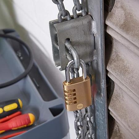 Y150B-40-130-1 8888 Combination Brass Combination Padlock, 6mm Shackle, 40mm Body